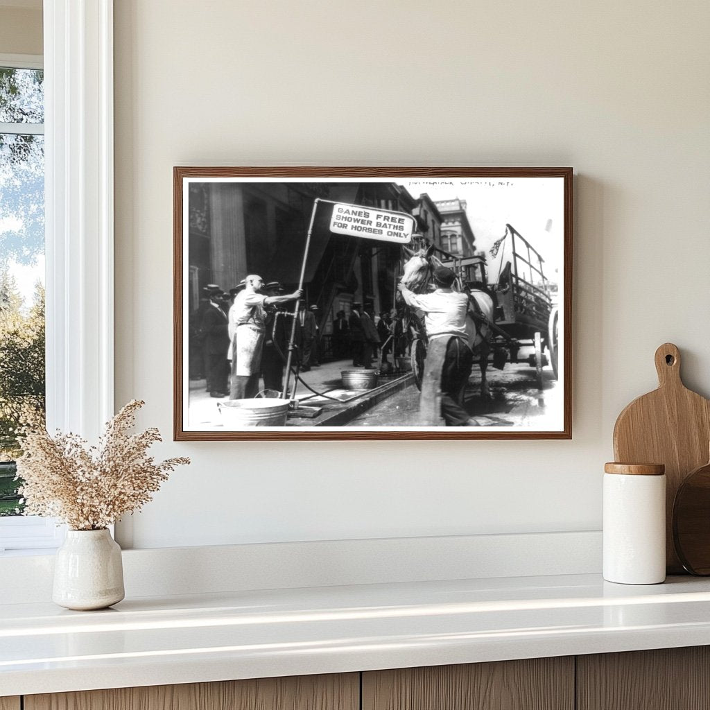 1911 New York Charity Event for Heatwave Relief