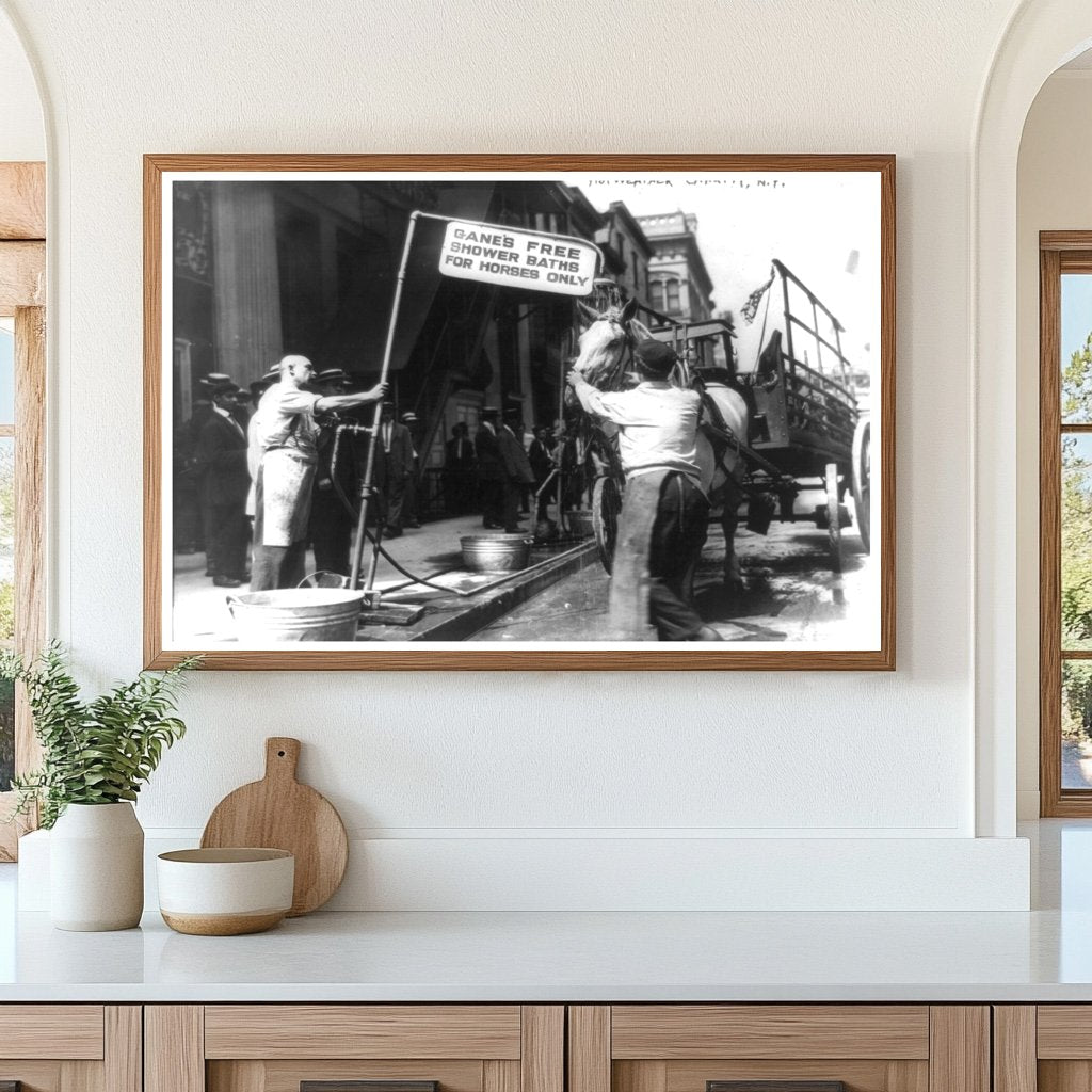 1911 New York Charity Event for Heatwave Relief