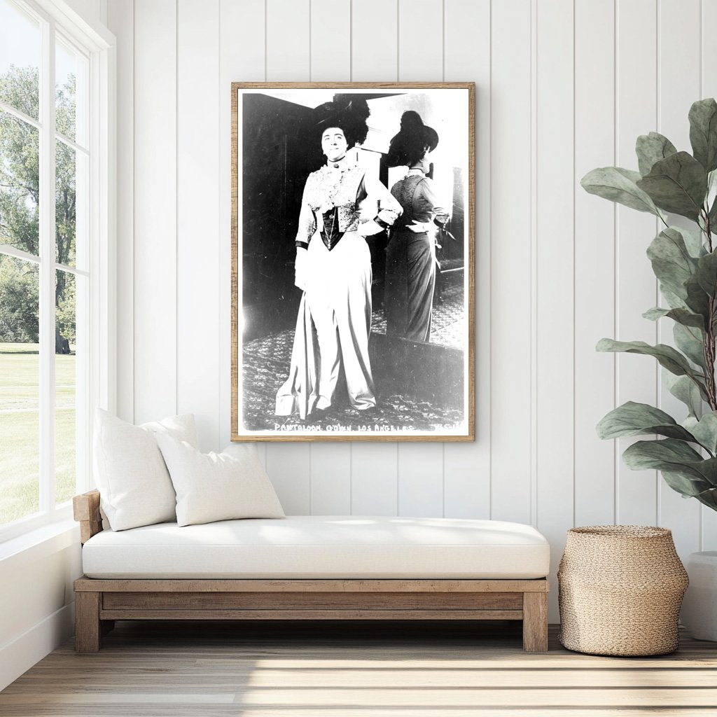 Elegant 1911 Los Angeles Pantaloon Gown Photo