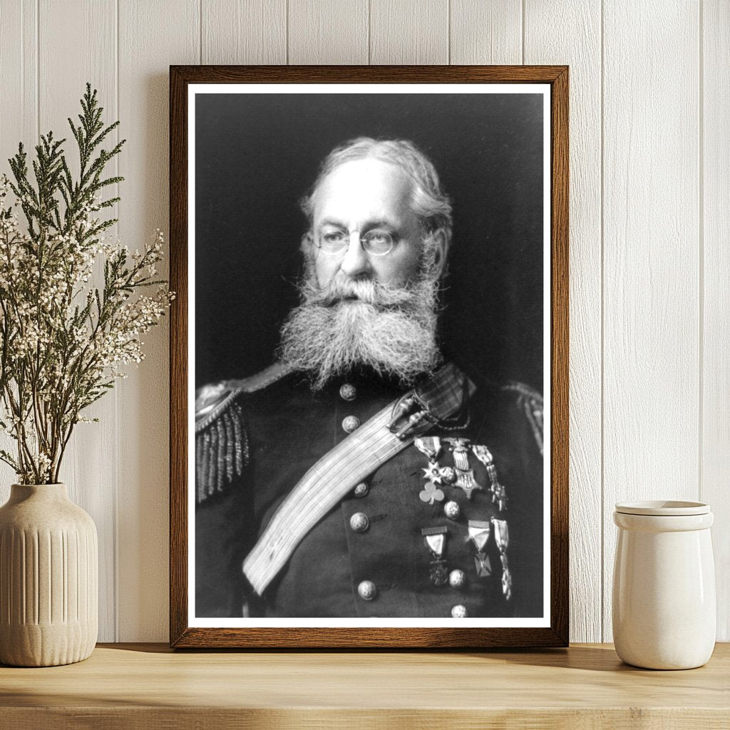 Historic Military Portrait of General Greely in Uniform