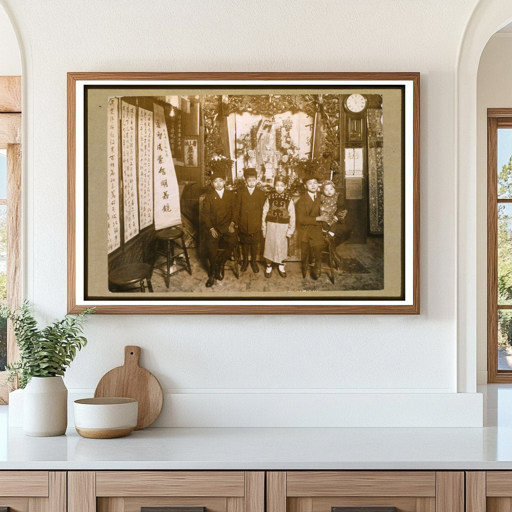 Joyous Boys Celebrate Chinese New Year in Chinatown