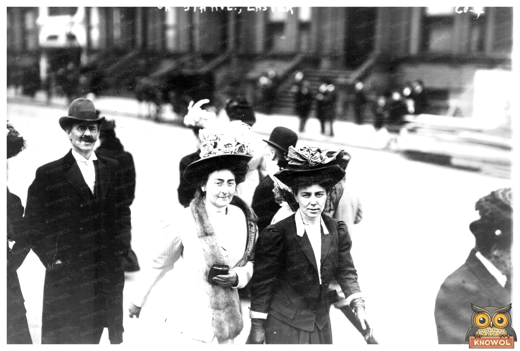 Easter Elegance on 5th Avenue, NYC (1908-1920)