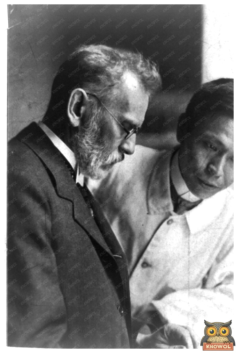 Historic Portrait of a Pioneer in Immunology