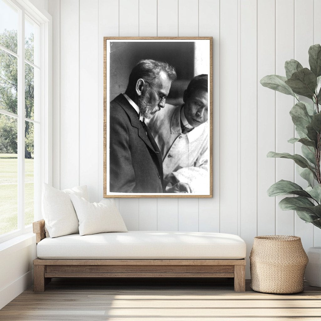 Historic Portrait of a Pioneer in Immunology