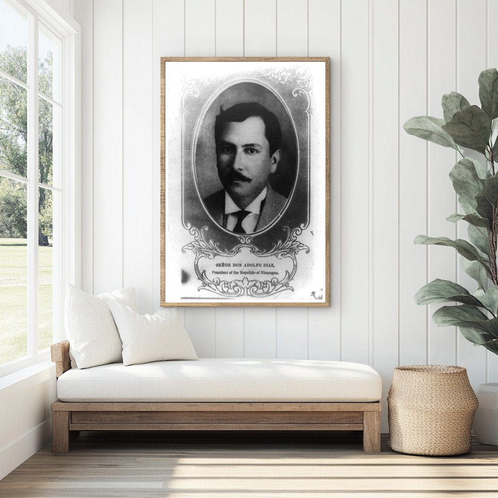 1912 Portrait of Nicaragua’s President Adolfo Diaz