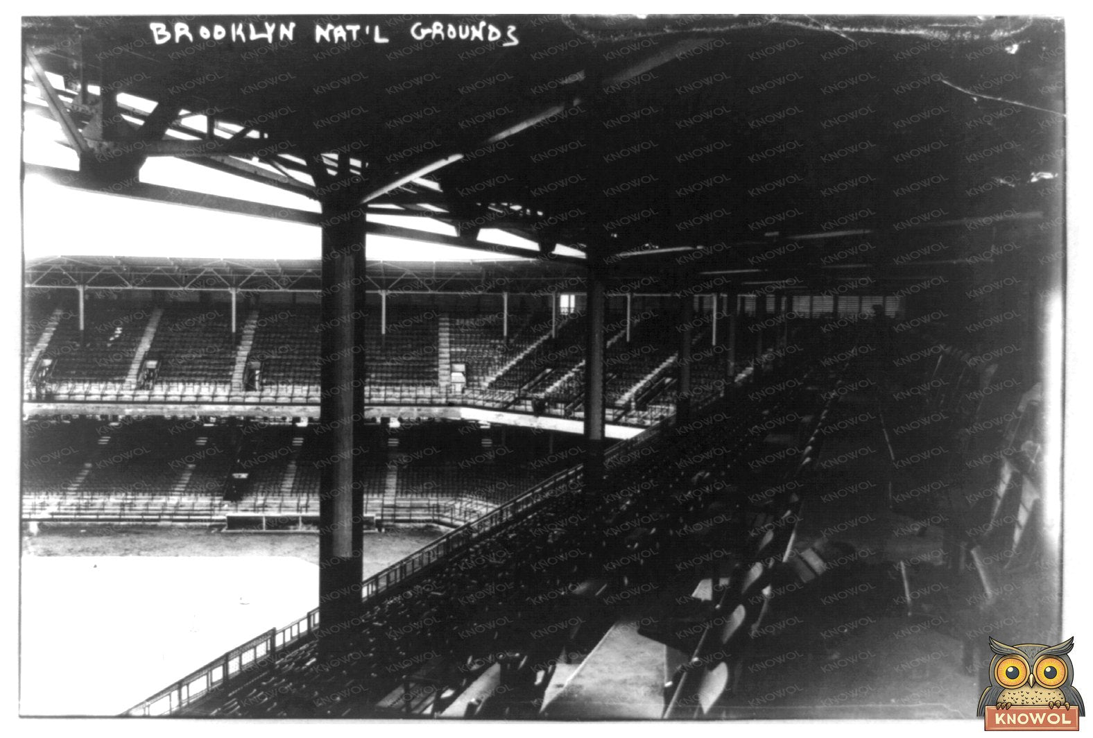1913 Brooklyn Baseball Stadium Historic Snapshot