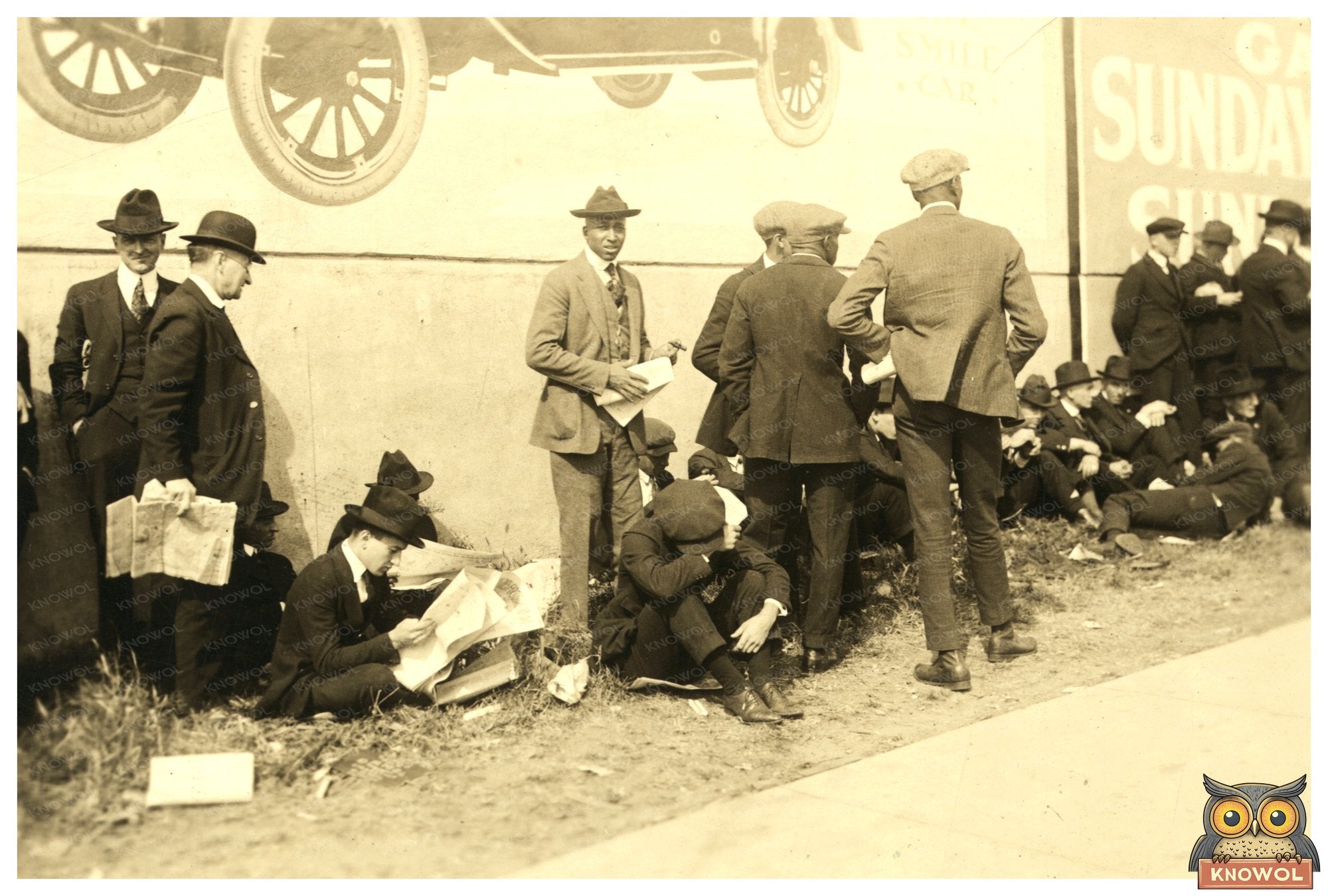 Historic Ebbets Field Baseball Fans, 1920 World Series