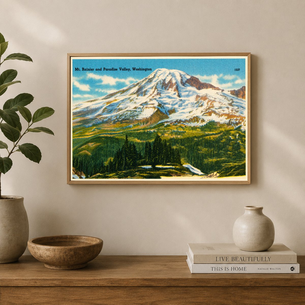 Paradise Valley, WA: Mt. Rainier and Paradise Valley