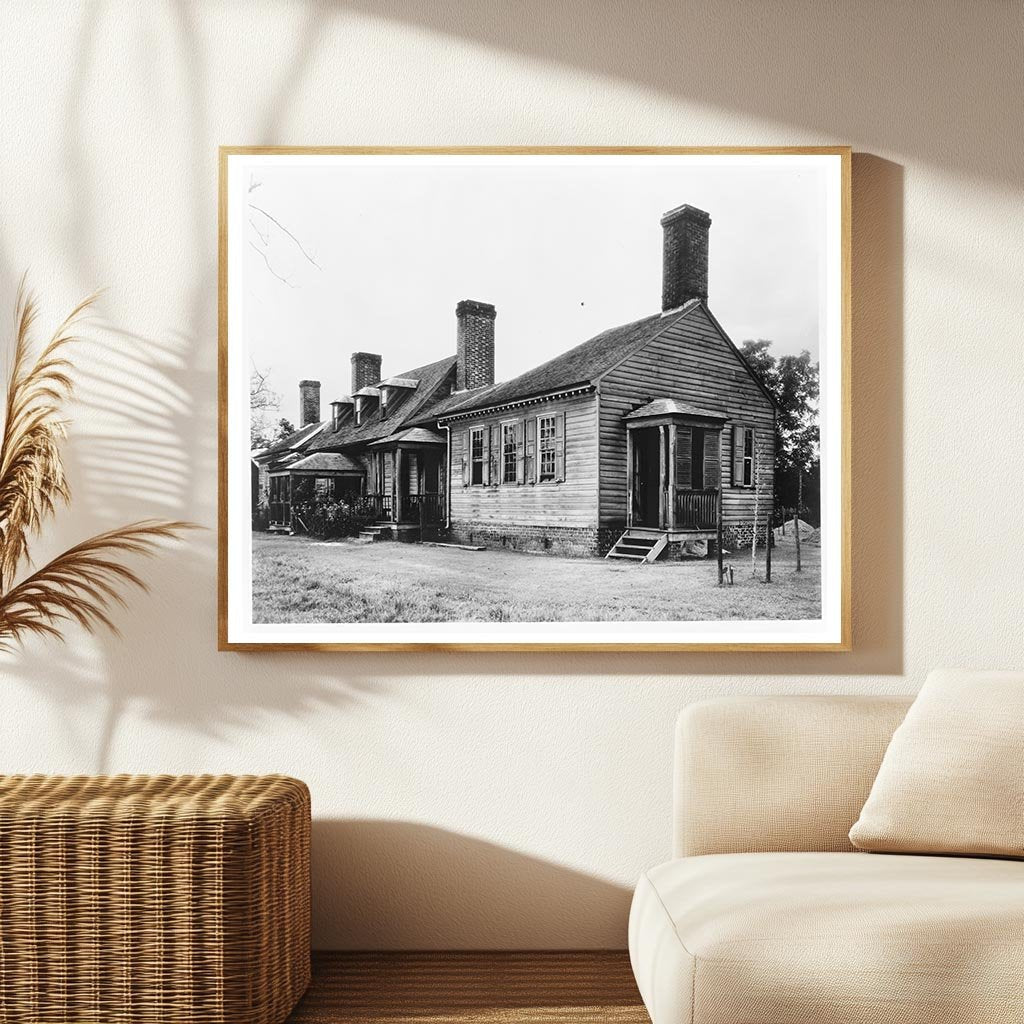 Historic House in Dinwiddie County, Virginia, 1730-1760