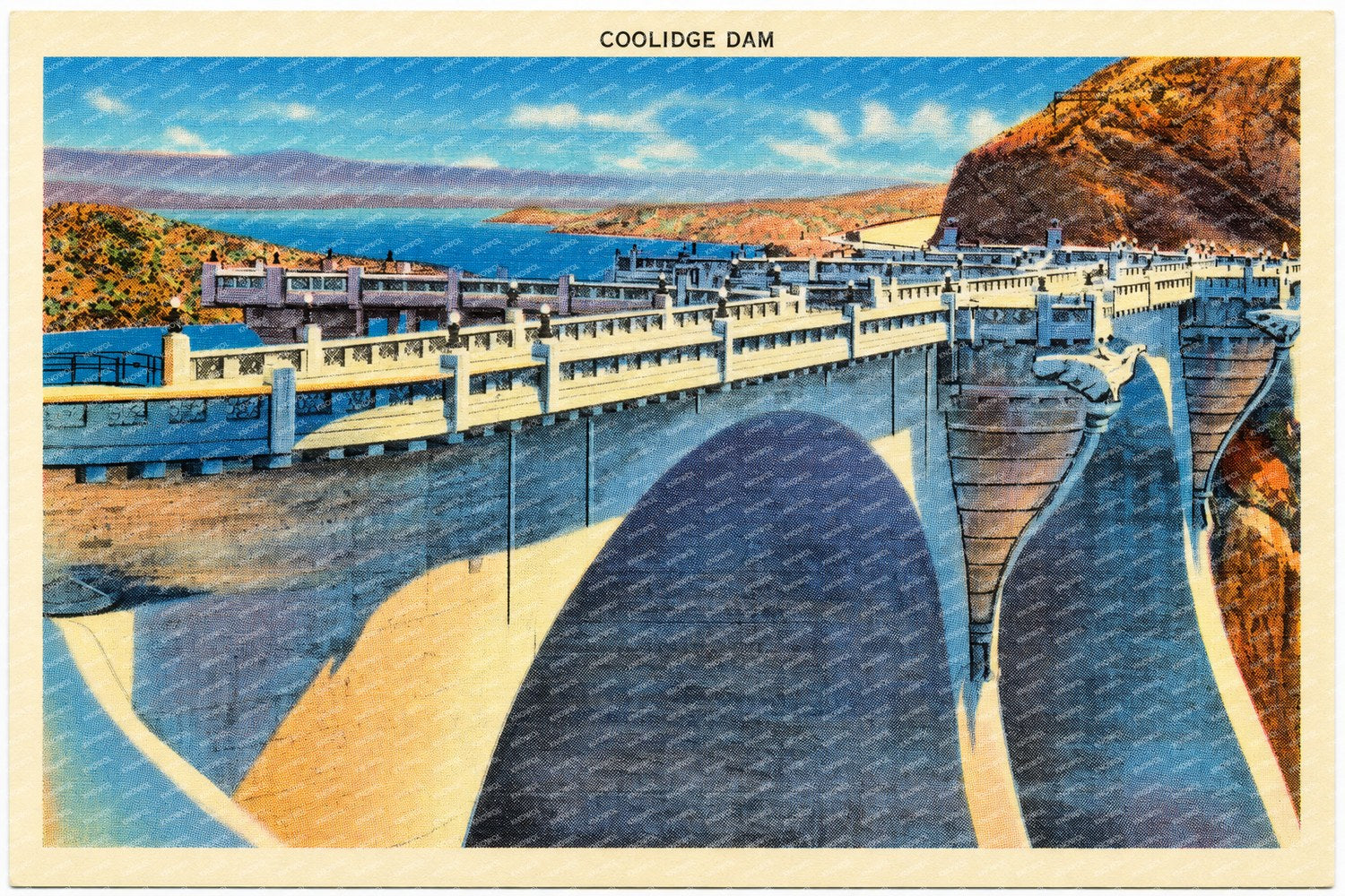 Coolidge Dam, AZ: Historic View