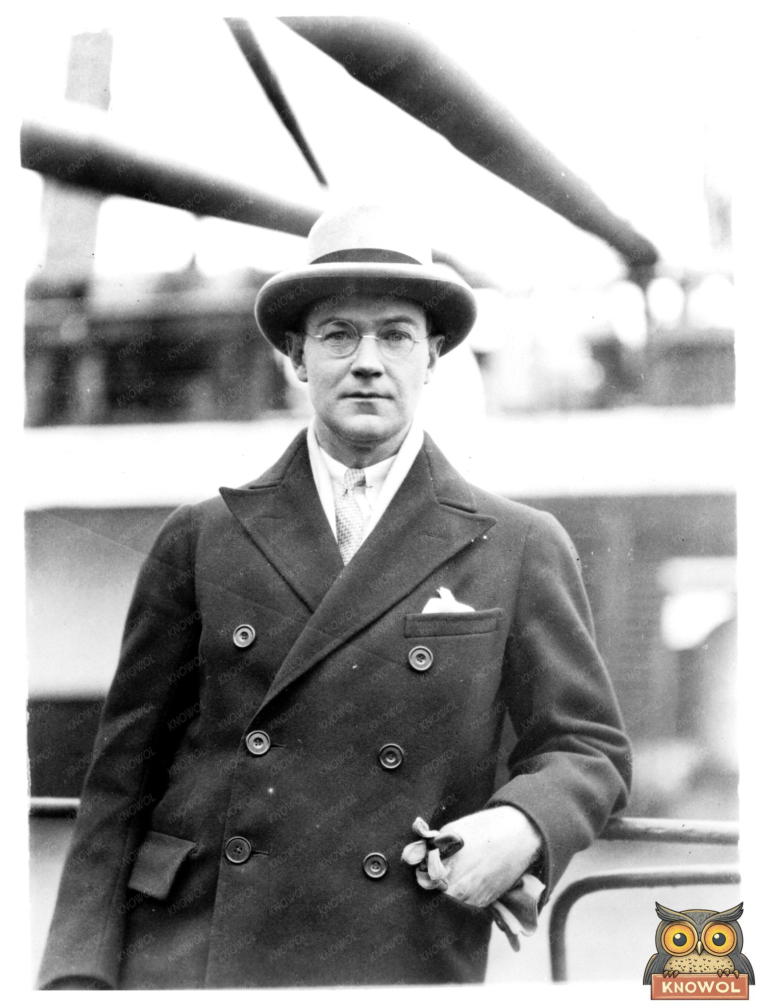 1931 Playwright Portrait: Philip Barry in Profile