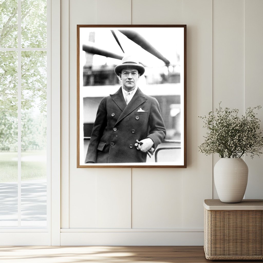 1931 Playwright Portrait: Philip Barry in Profile