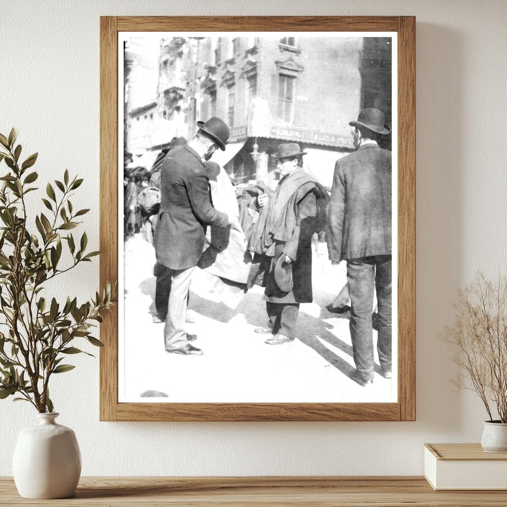 Market Day: Coat Peddlers on Hester Street, 1910s