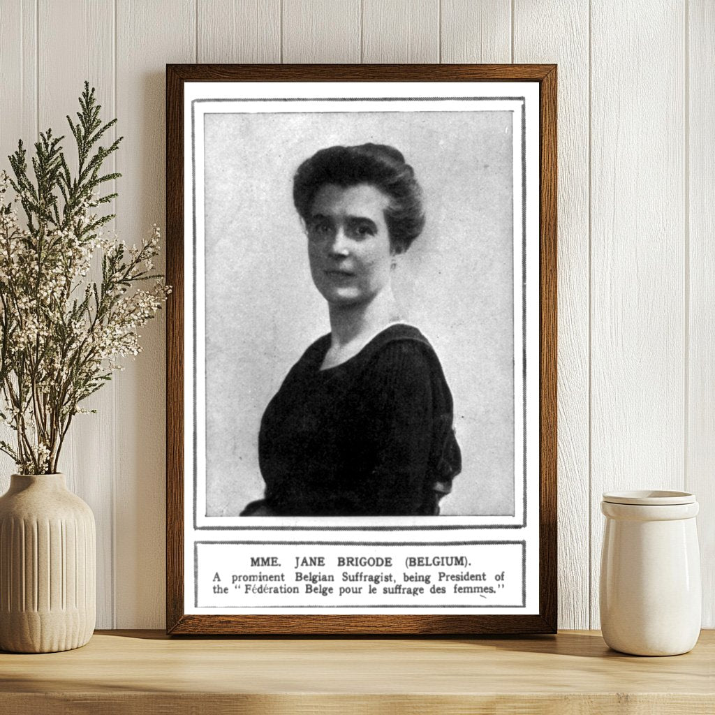 Elegant Portrait of a Bold Belgian Suffragist