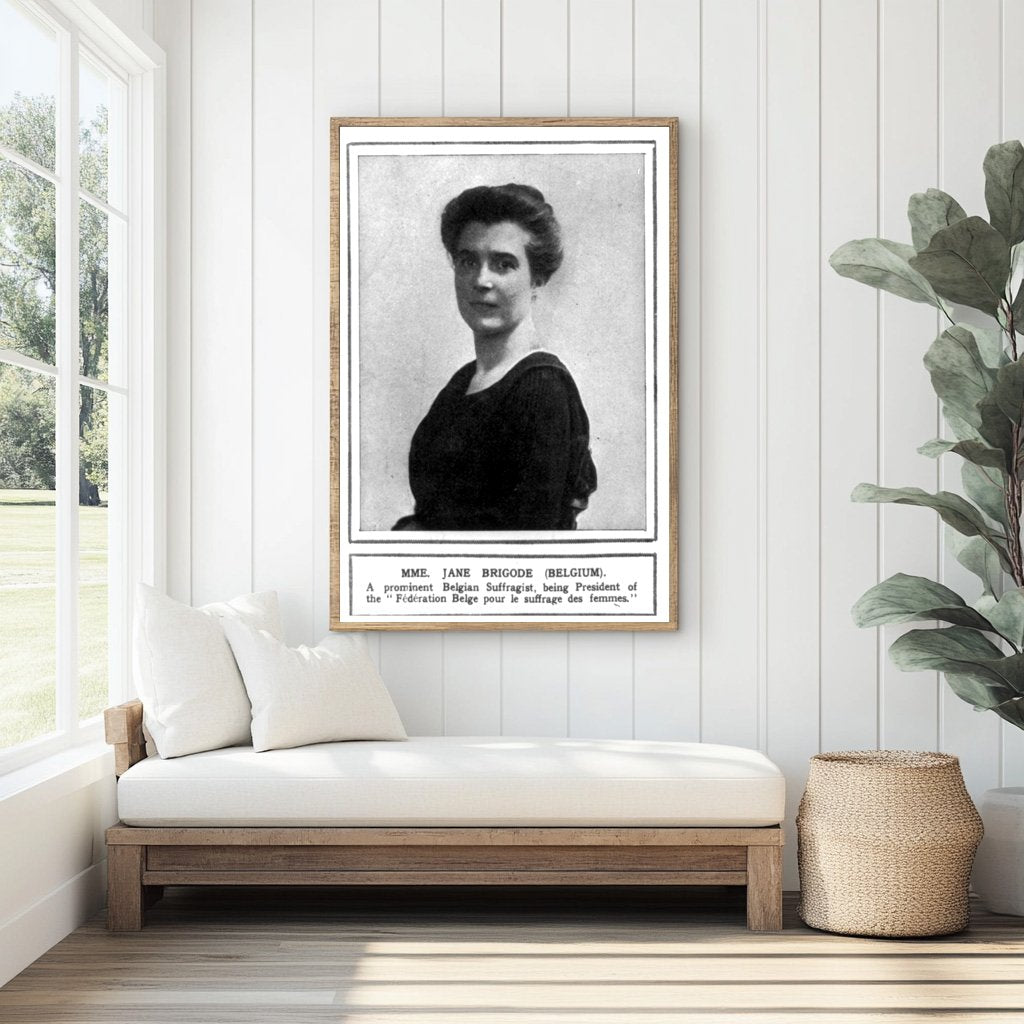 Elegant Portrait of a Bold Belgian Suffragist