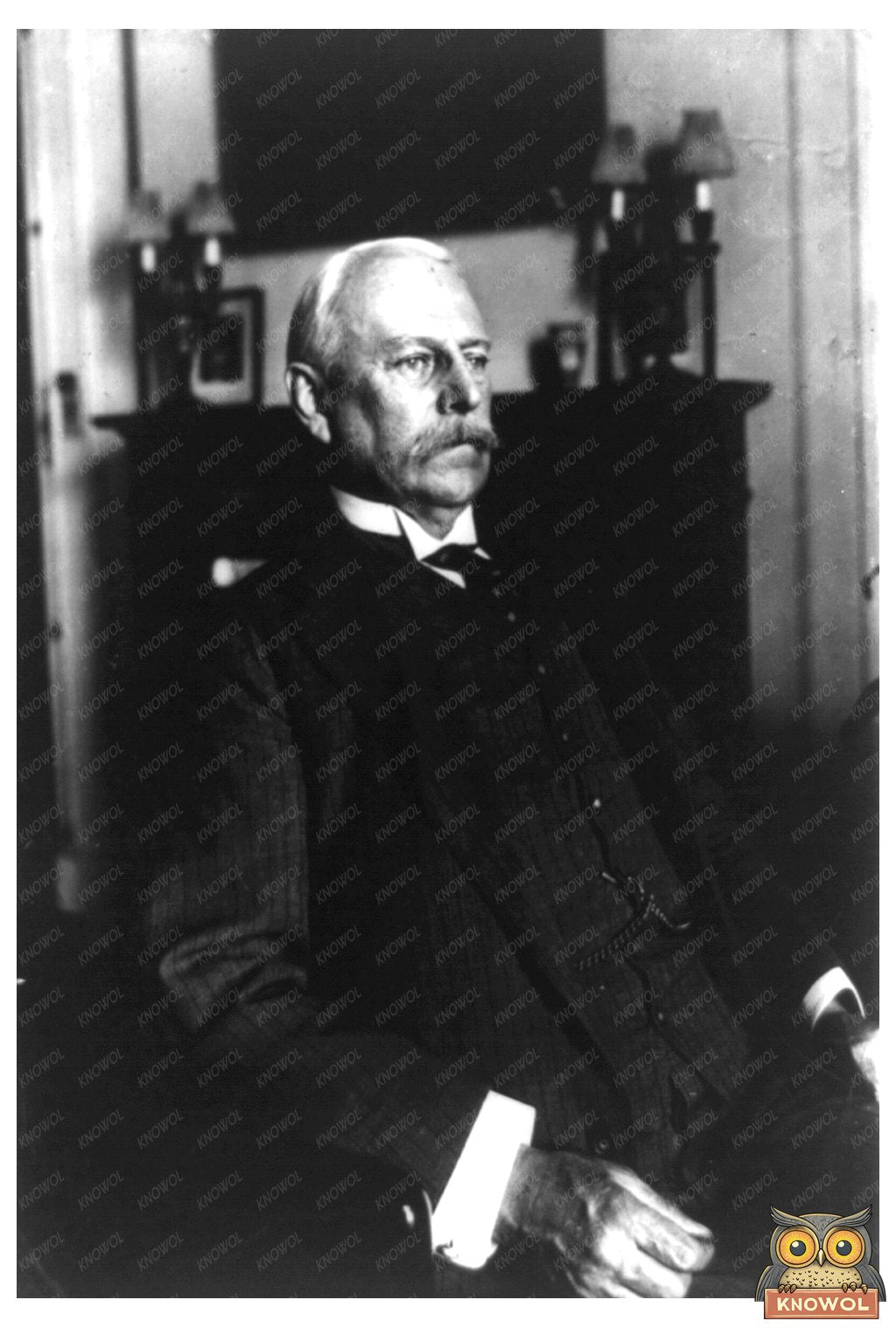 Vintage Portrait of Influential Decade Figure, 1908-1915