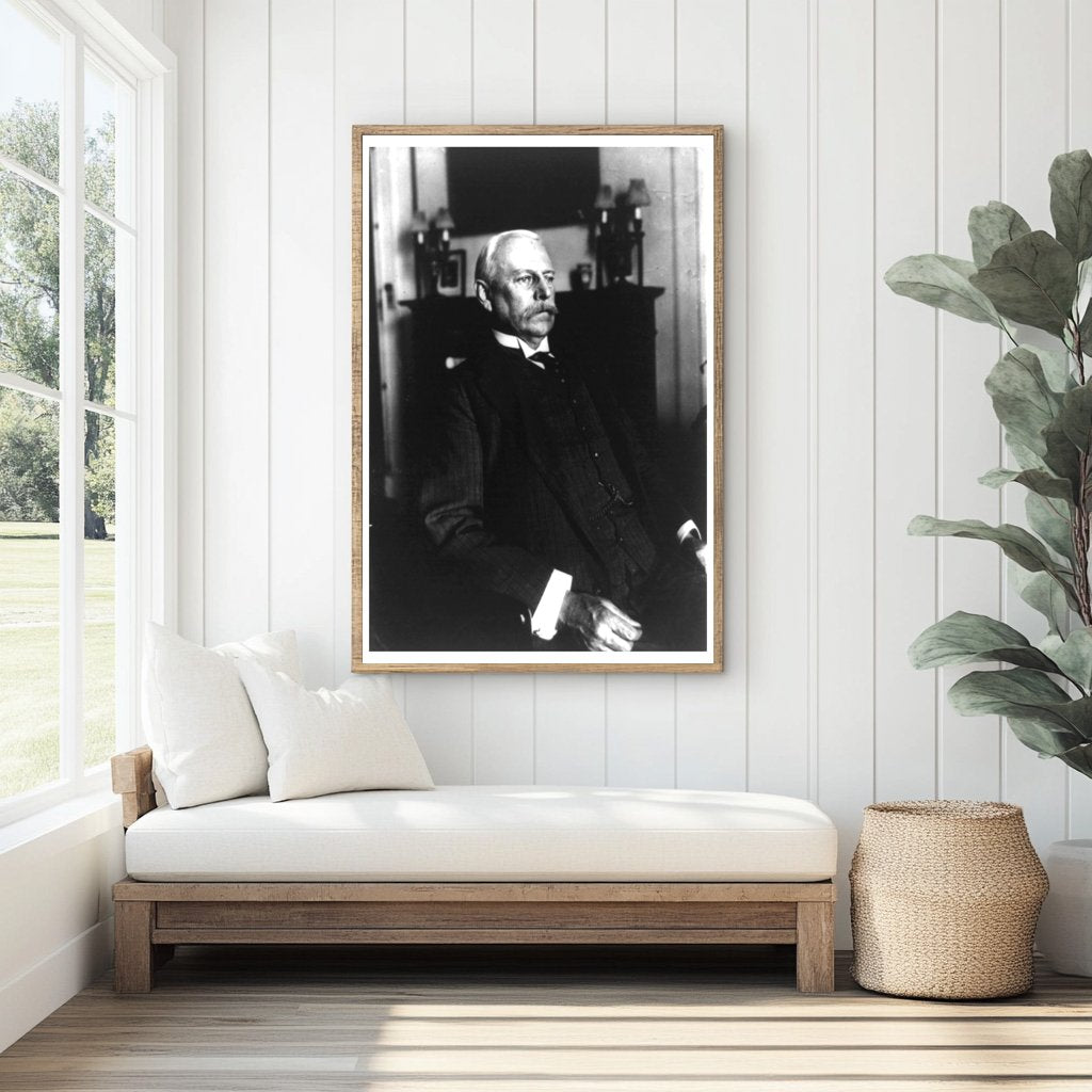 Vintage Portrait of Influential Decade Figure, 1908-1915