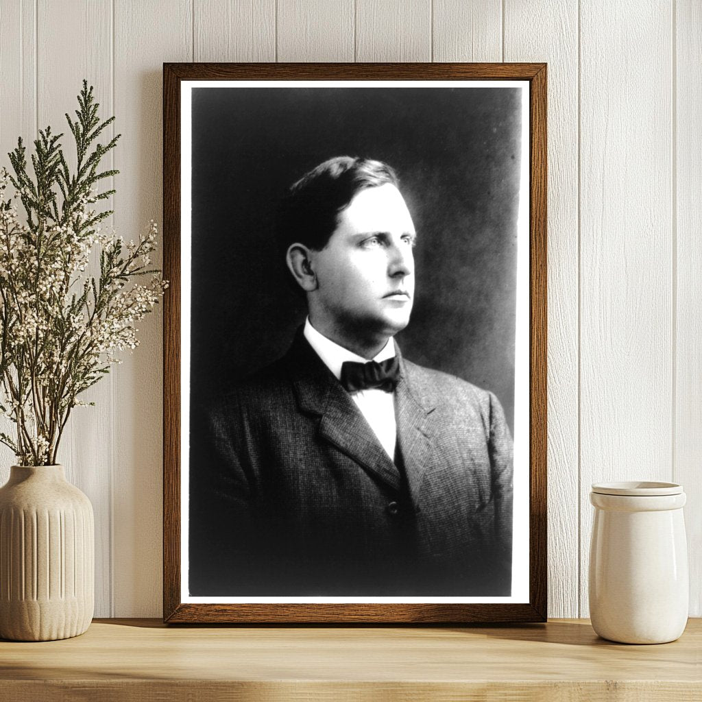 1908 Elegant Portrait of William Benjamin Craig