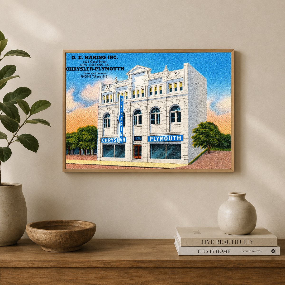 New Orleans, LA: O. E. Haring Inc., 1625 Canal Street