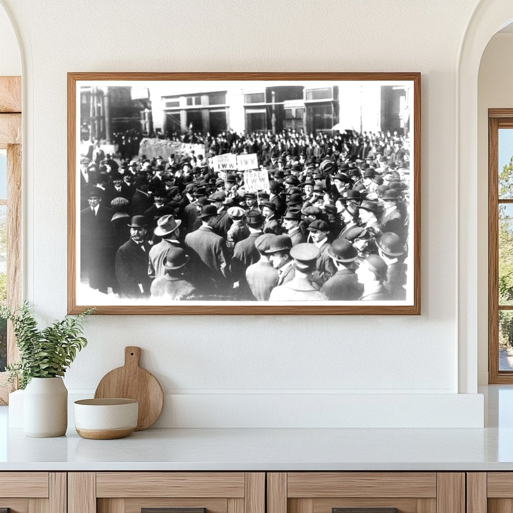 Historic 1914 IWW Labor Demonstration in NYC
