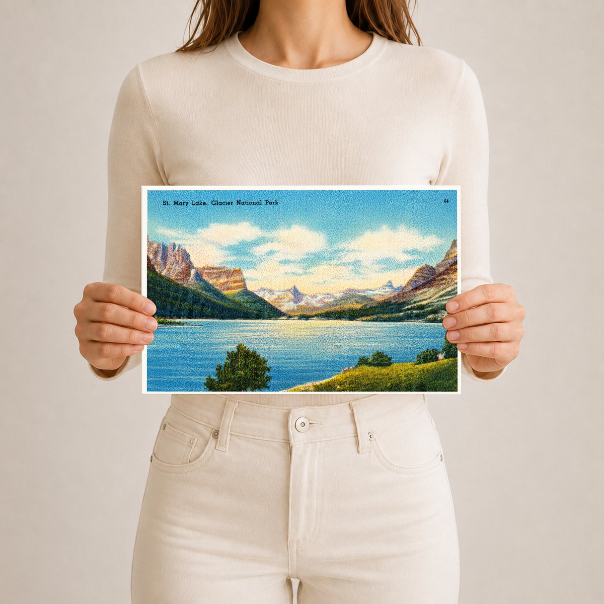 Canada, MT: St. Mary Lake, Glacier National Park