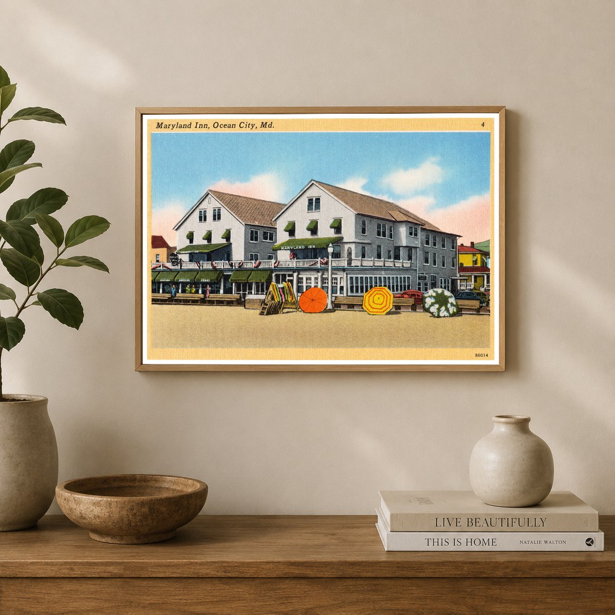 Maryland Inn, Ocean City, MD — Vintage Maryland Postcard