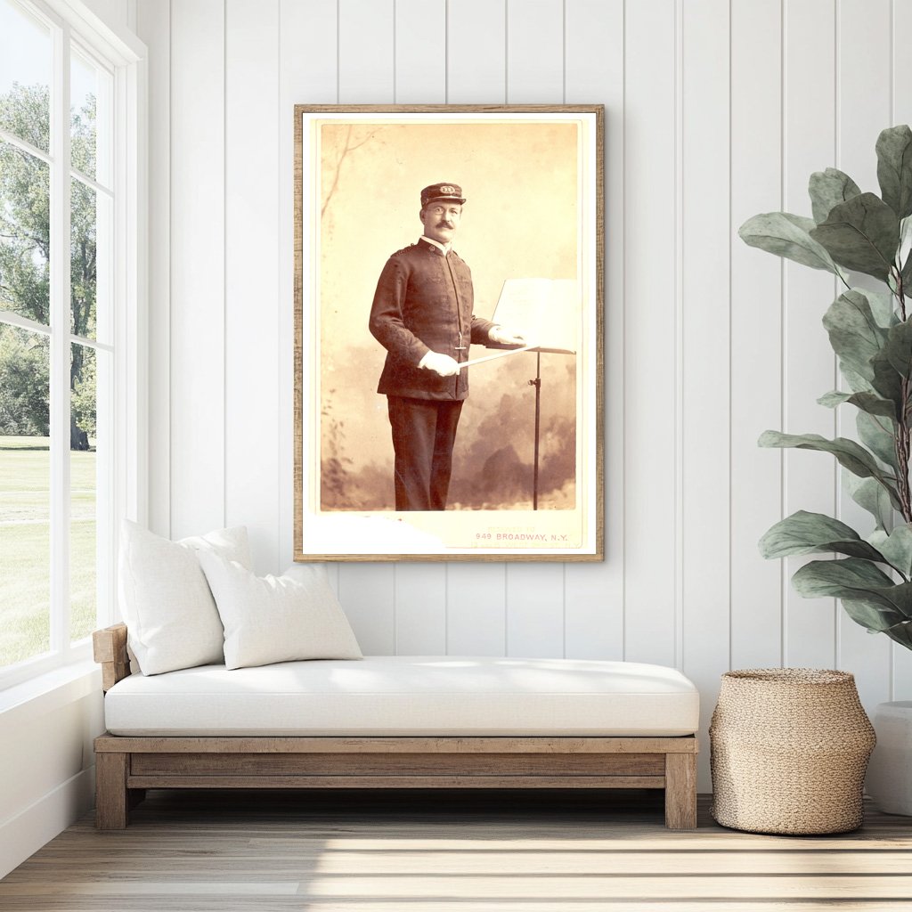 Historic Portrait of an Influential Bandmaster