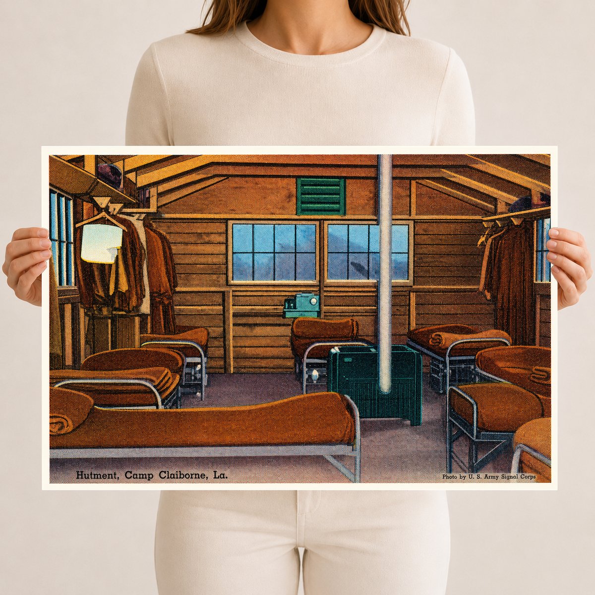 Forest Hill, LA: Hutment, Camp Claiborne