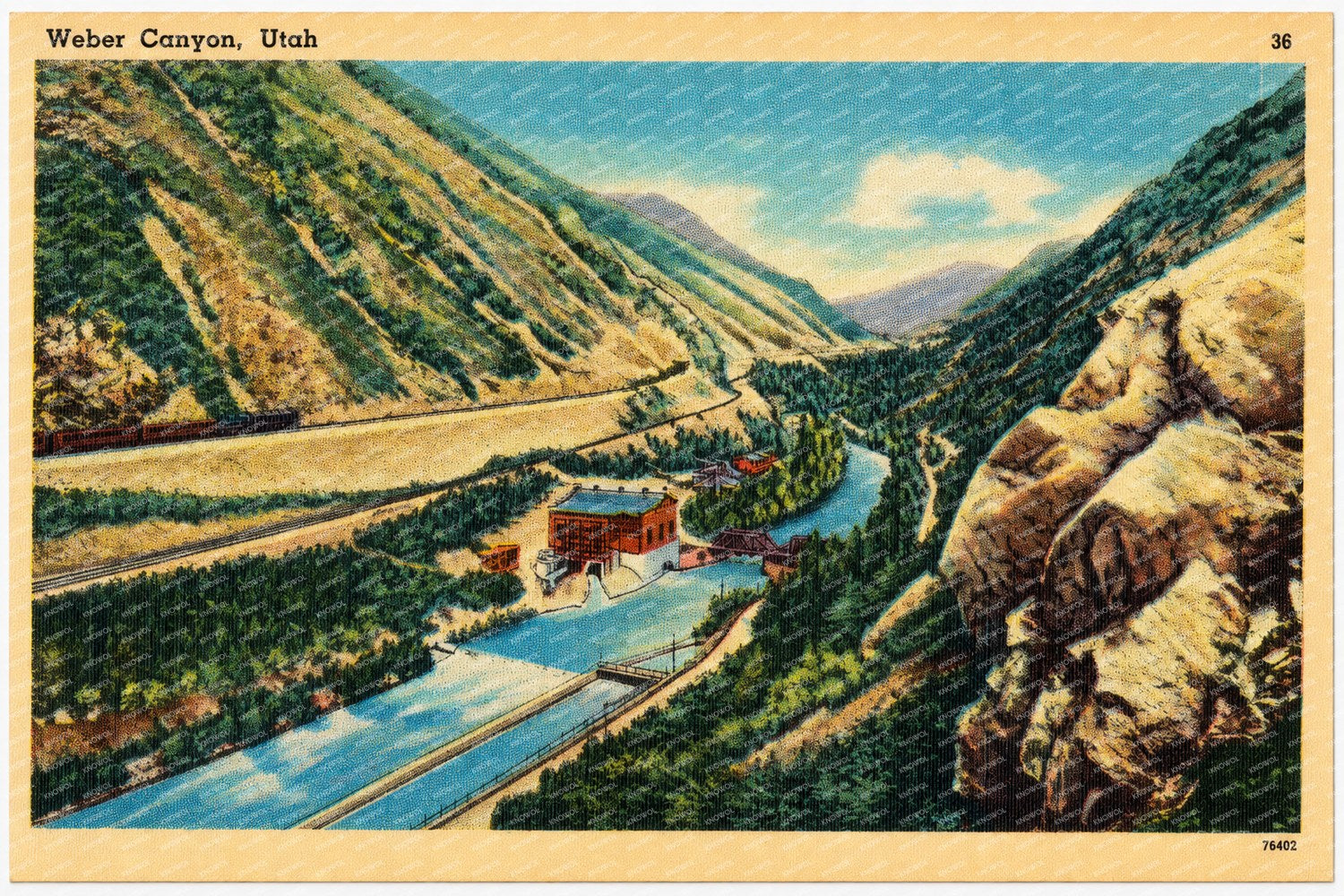 Weber Canyon, UT: Historic View