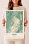 Map of Sharon, Connecticut, 12 x 18 inch unframed archival matte print