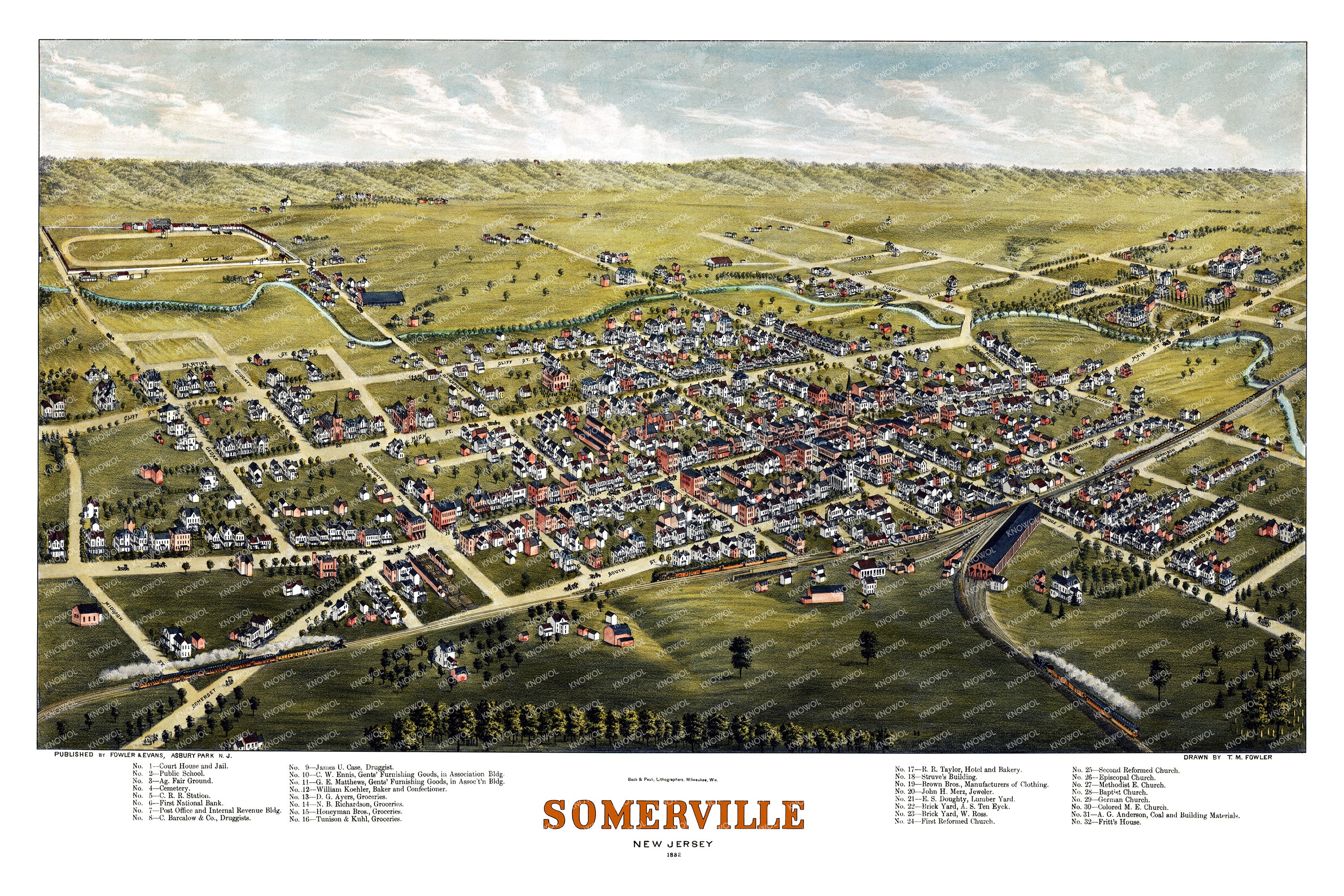 Somerville, Nueva Jersey, 1882
