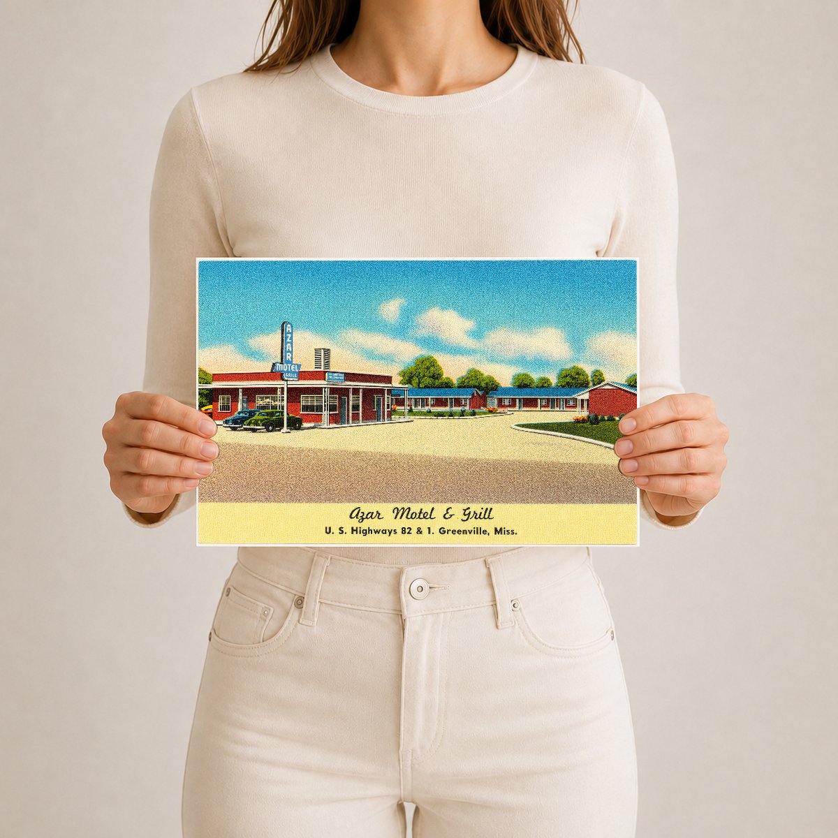 Greenville, MS: Azar Motel & Grill, U. S. Highway 82 & 1