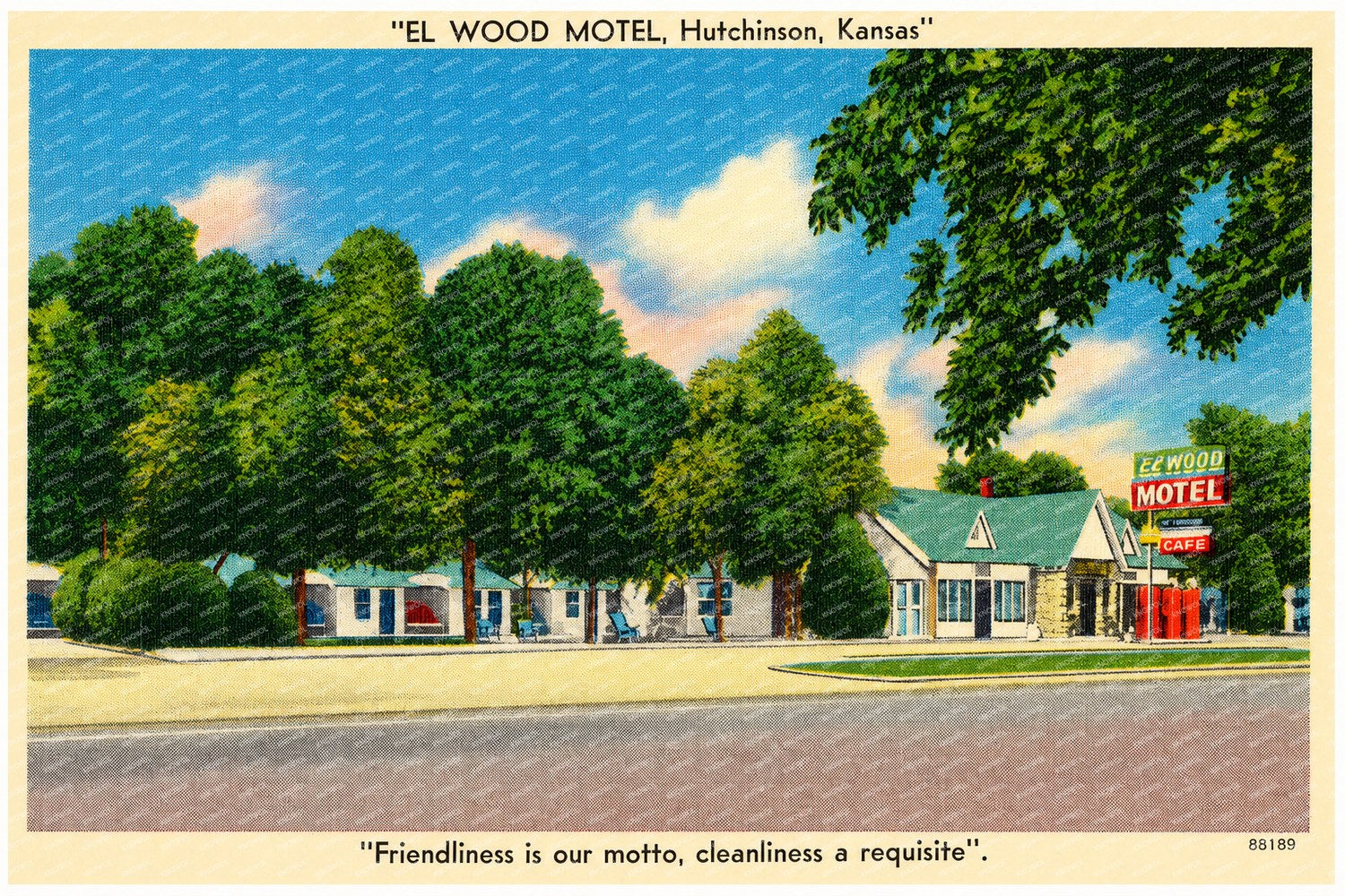 Hutchinson, KS: "El Wood Motel, Hutchinson, Kansas"