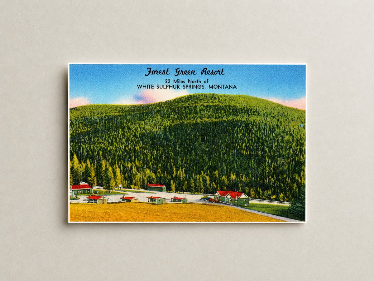 White Sulphur Springs, MT: Forest Green Resort, 22 miles north of White Sulphur Springs