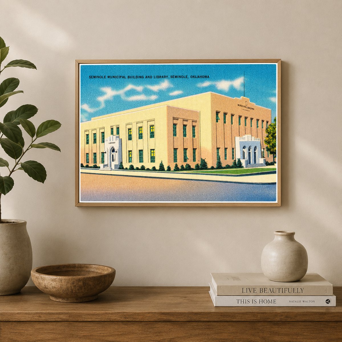 Seminole, OK: Seminole Municipal Building and Library