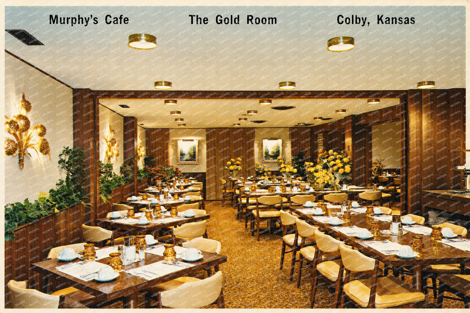 Colby, KS: Murphy's Cafe, the Gold Room