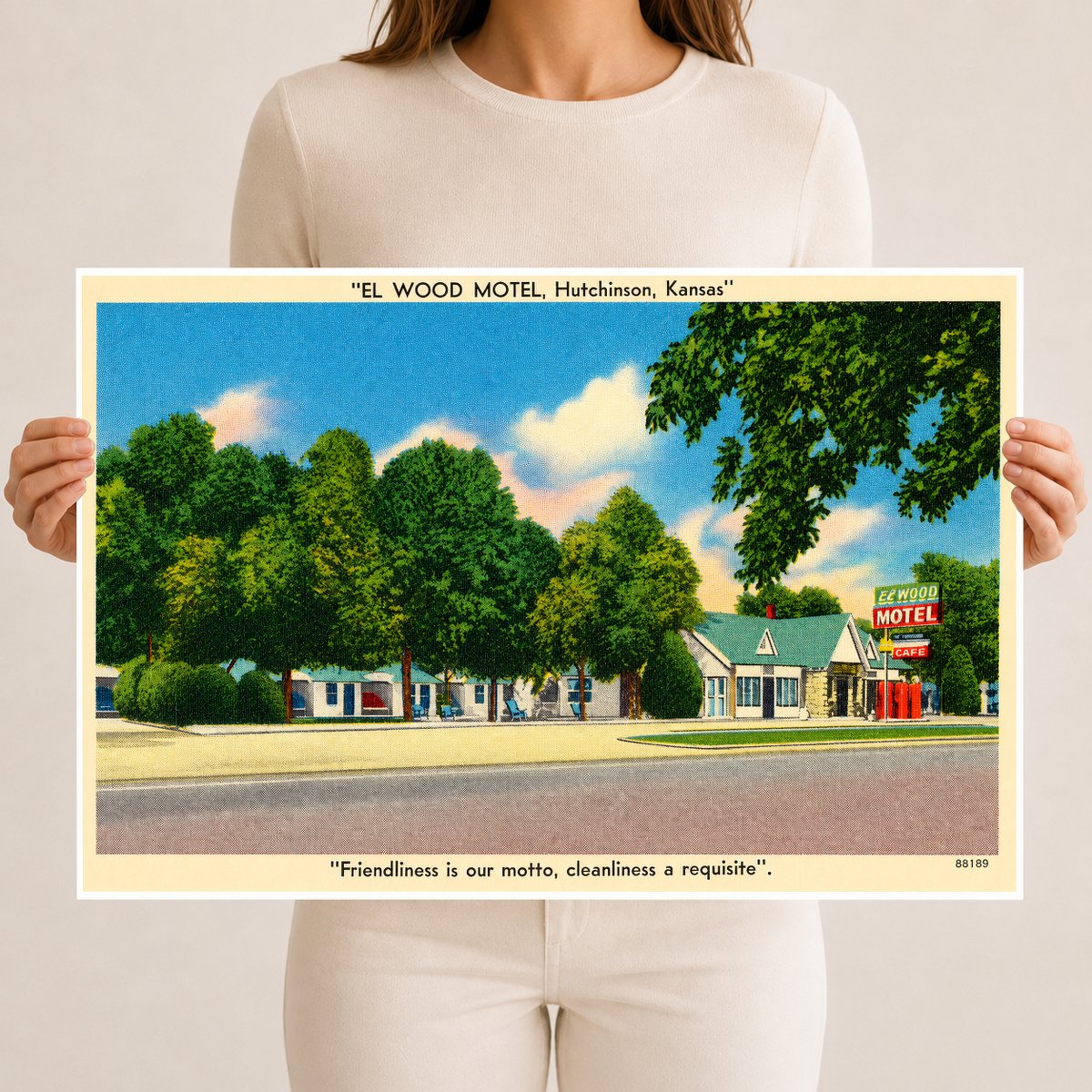 Hutchinson, KS: "El Wood Motel, Hutchinson, Kansas"