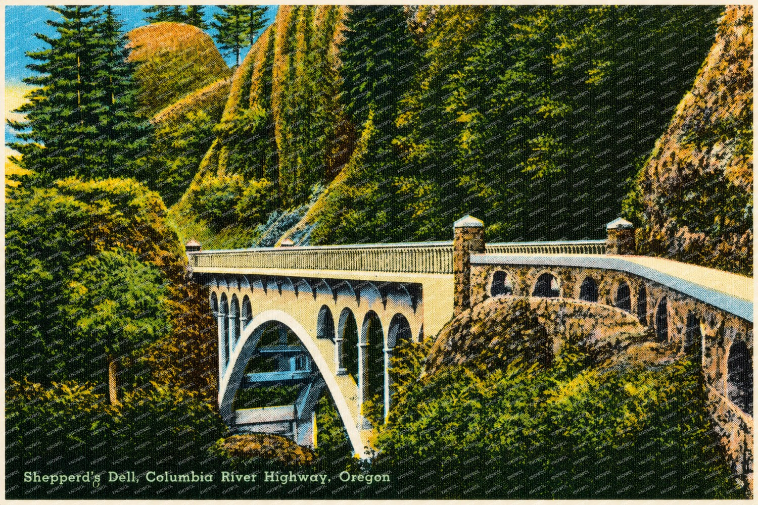 Latourell, OR: Shepperd's Dell, Columbia River Highway