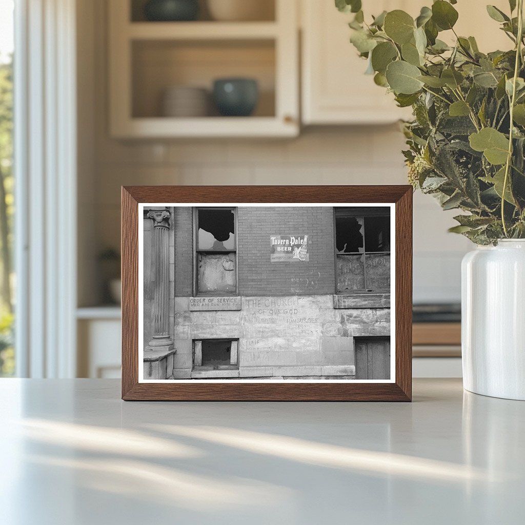 Abandoned Building South Side Chicago April 1941 - Available at KNOWOL