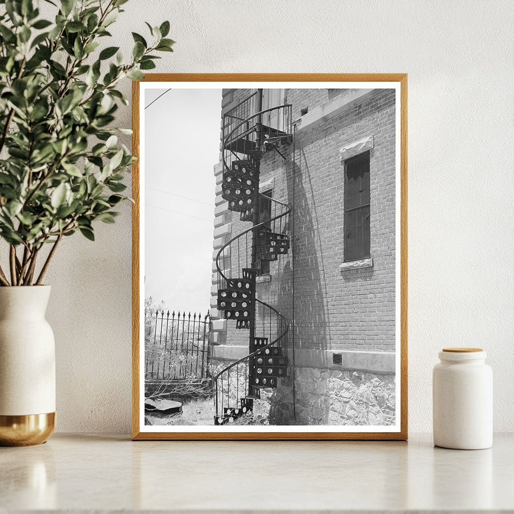 Abandoned Courthouse Fire Escape Tombstone Arizona 1940 - Available at KNOWOL