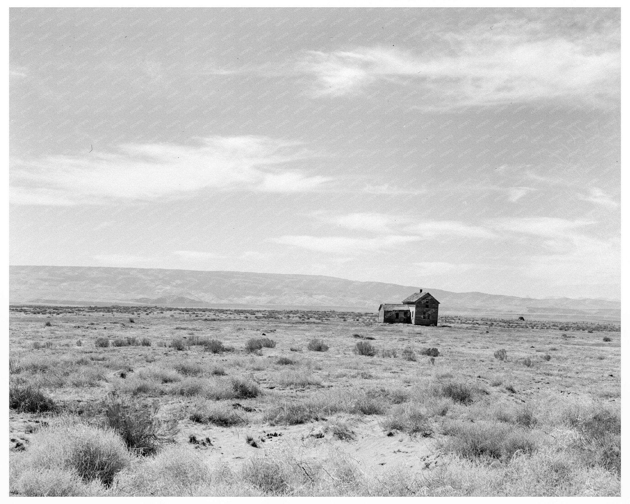 Abandoned Dryland Farm Columbia Basin August 1939 - Available at KNOWOL