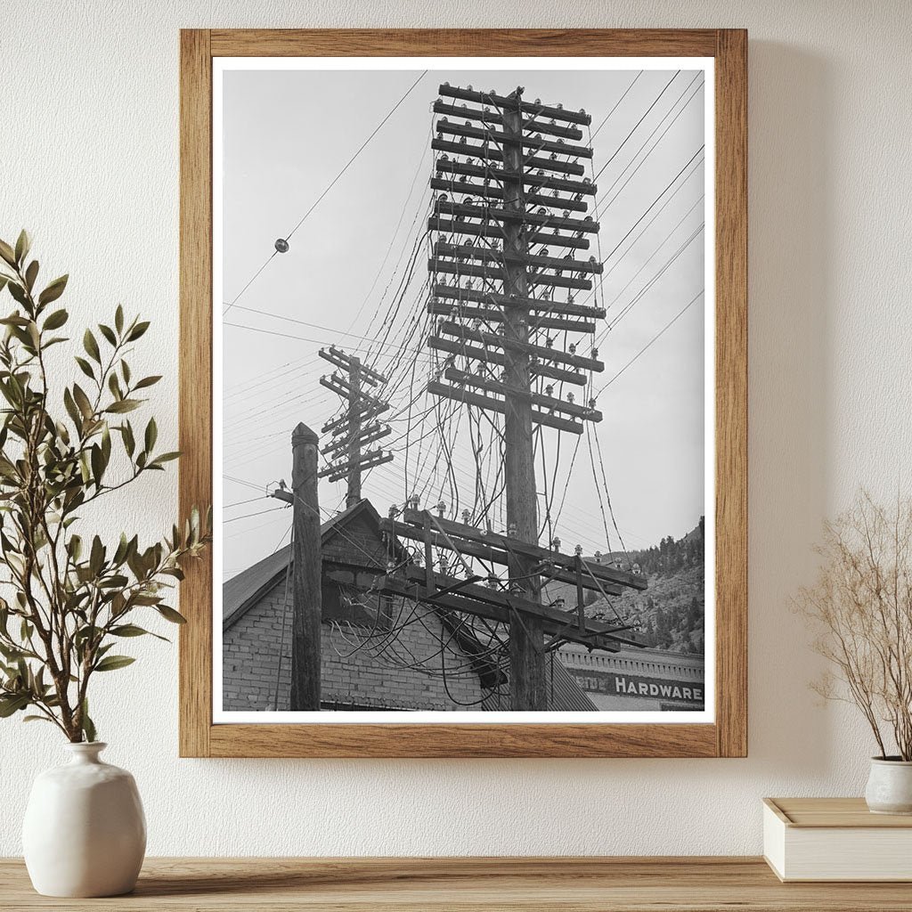 Abandoned Electrical Wiring in Telluride Colorado 1940 - Available at KNOWOL