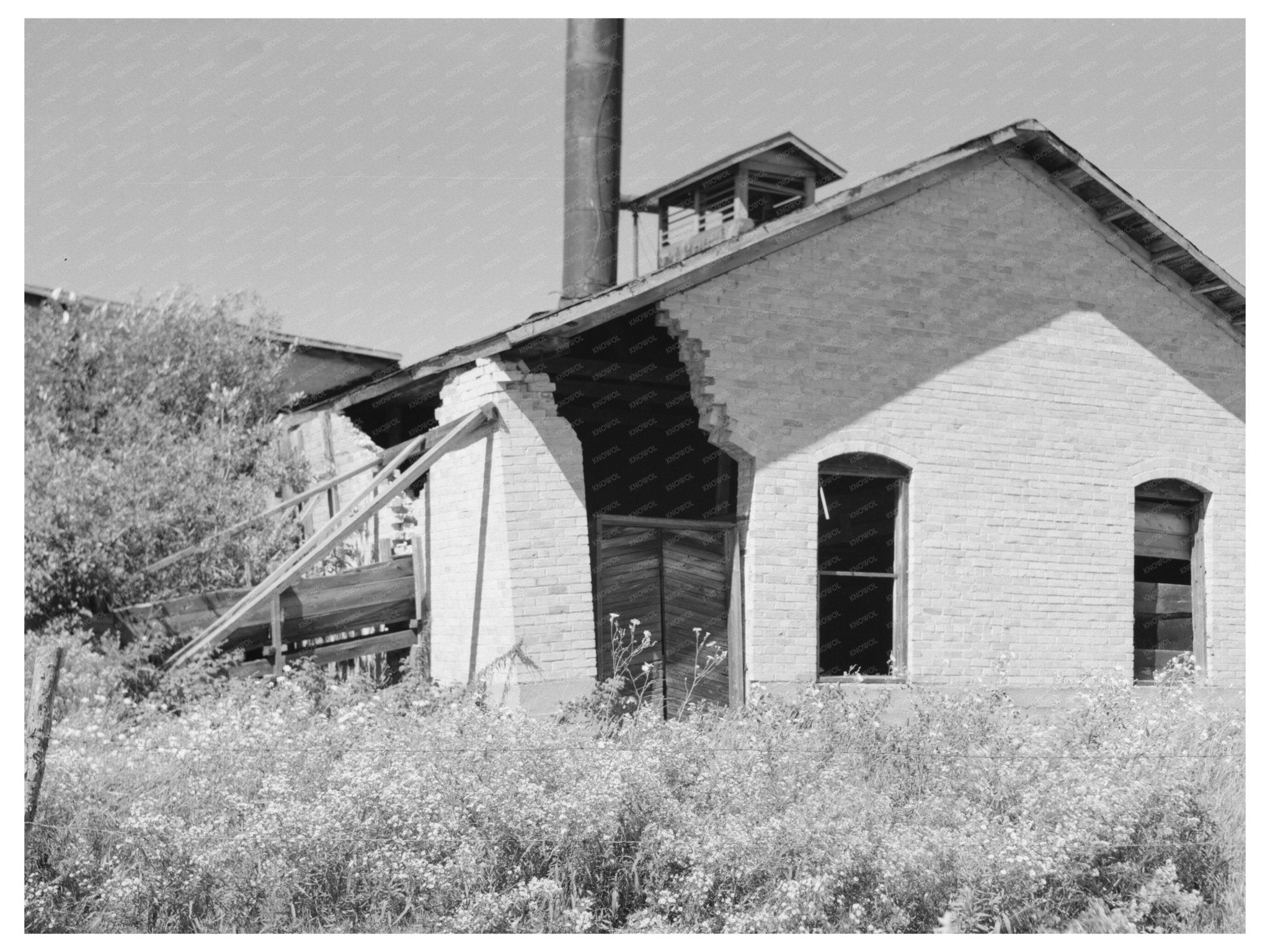 Abandoned Excelsior Mill in Ericsburg Minnesota 1937 - Available at KNOWOL