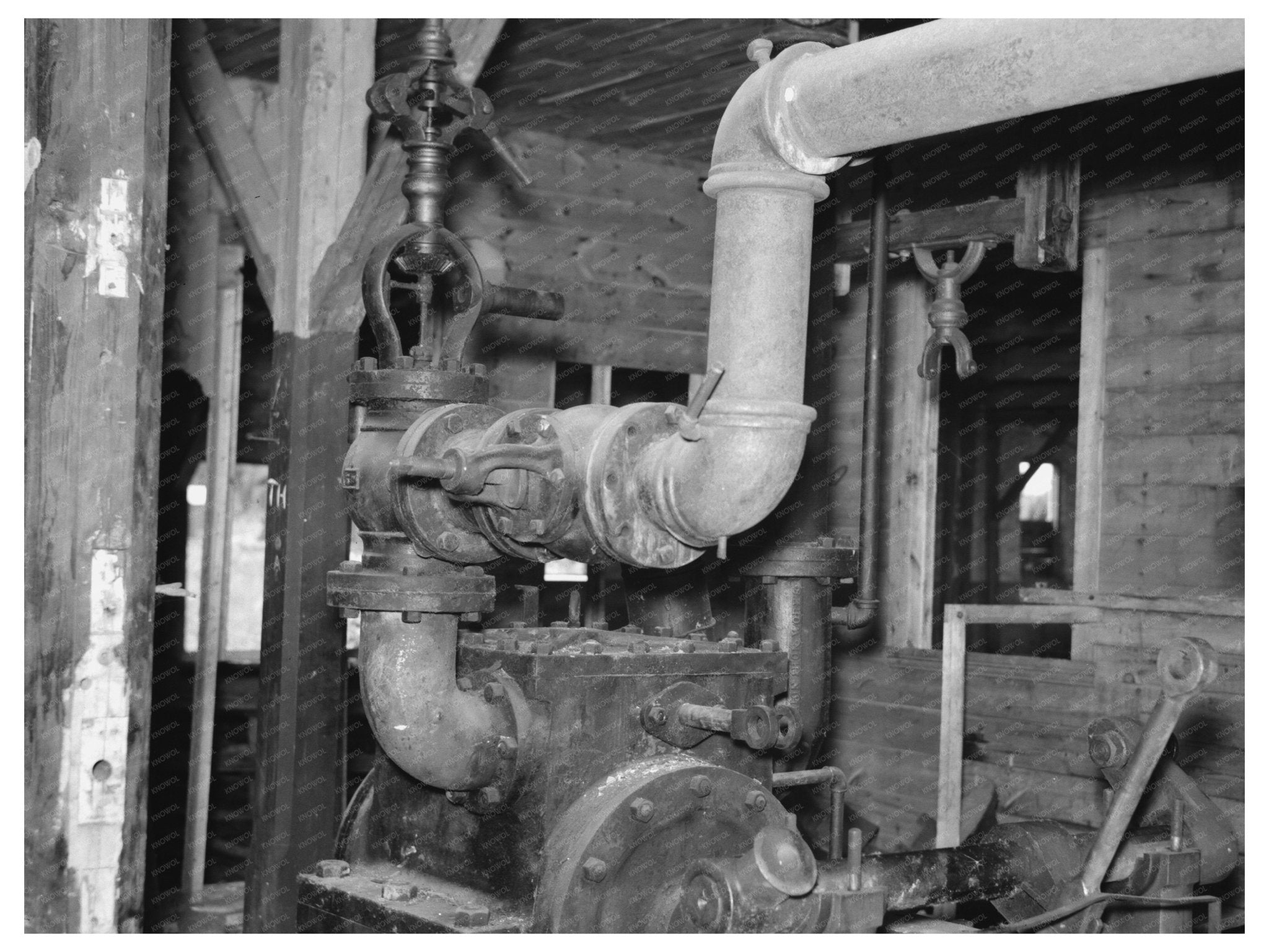 Abandoned Excelsior Mill Machinery Ericsburg Minnesota 1937 - Available at KNOWOL