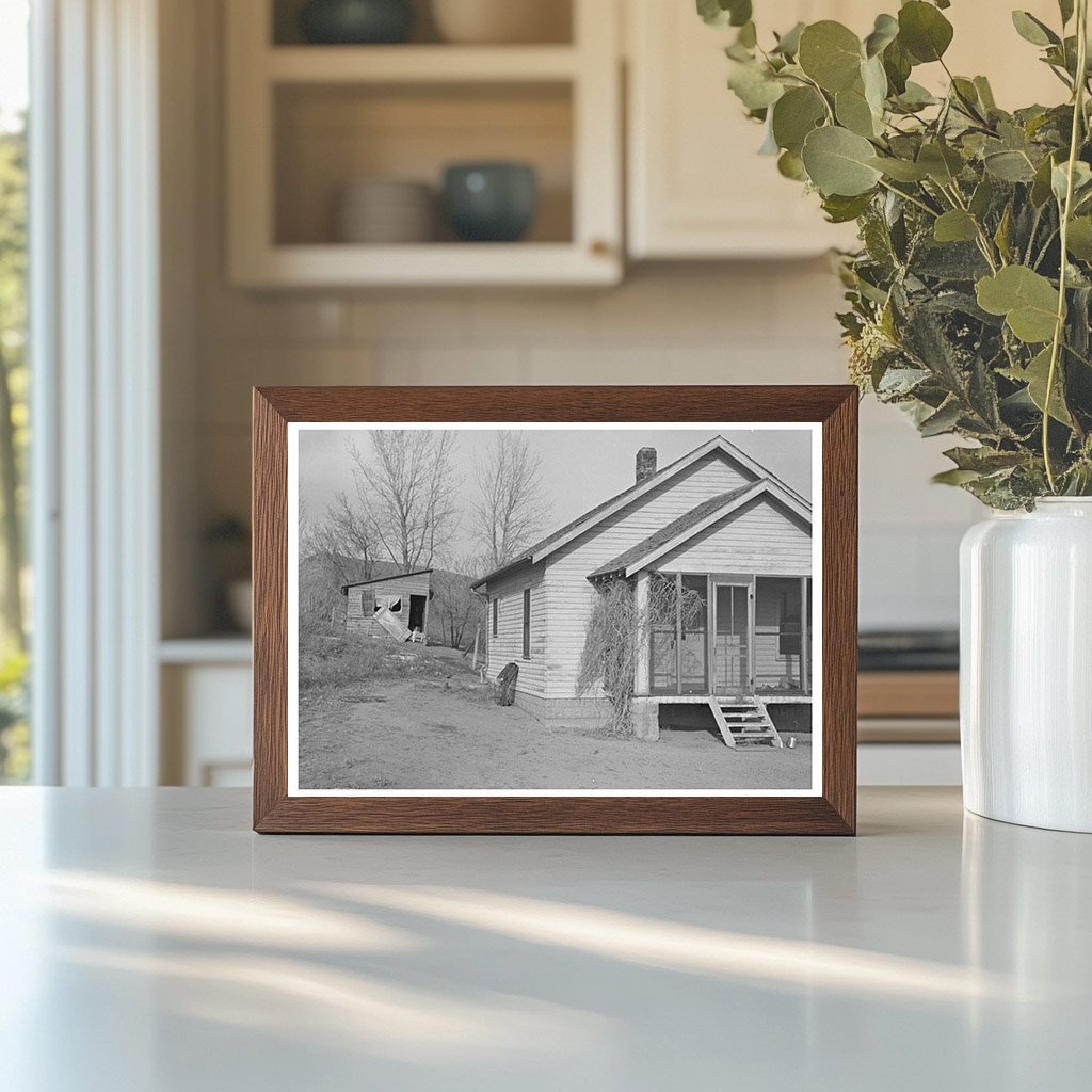 Abandoned Farm Shed Little Sioux Iowa December 1936 - Available at KNOWOL