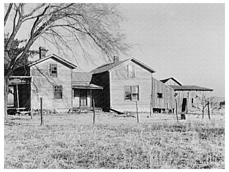 Abandoned Farmhouse in Seneca Illinois 1937 - Available at KNOWOL