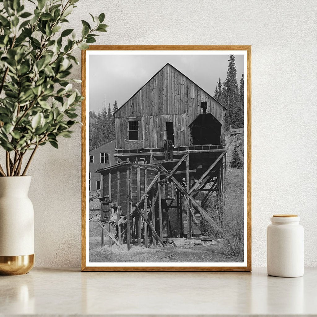 Abandoned Gold Mill Detail San Juan County Colorado 1940 - Available at KNOWOL