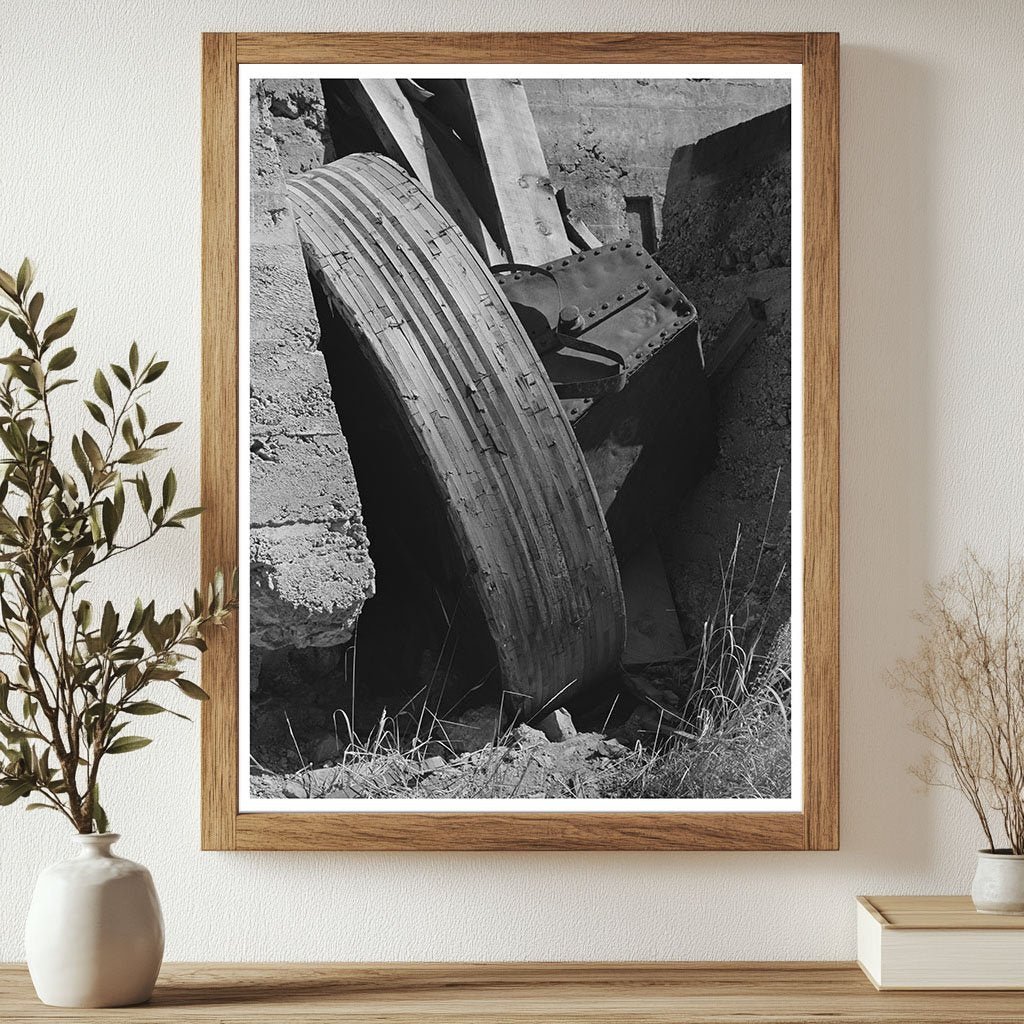 Abandoned Gold Mill Equipment in Telluride Colorado 1940 - Available at KNOWOL