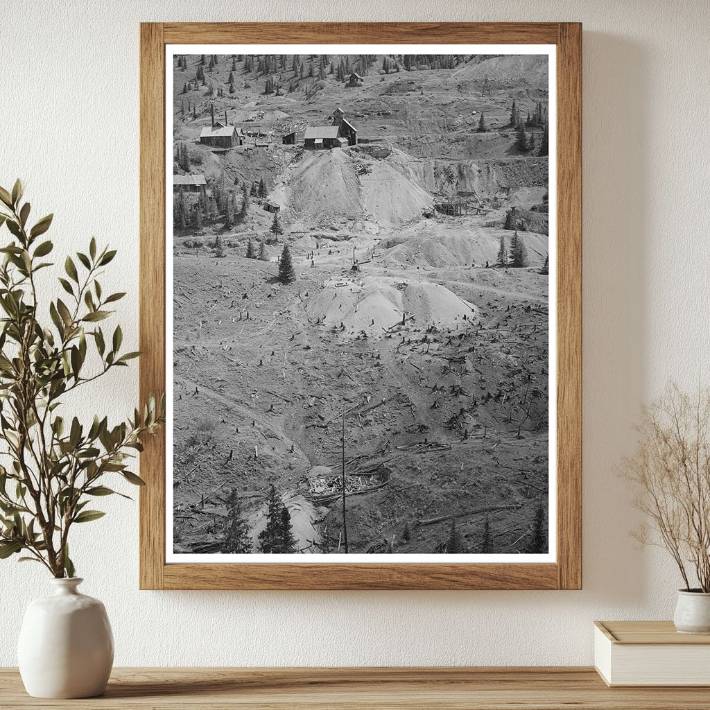 Abandoned Gold Mine and Mill San Juan County Colorado 1940 - Available at KNOWOL