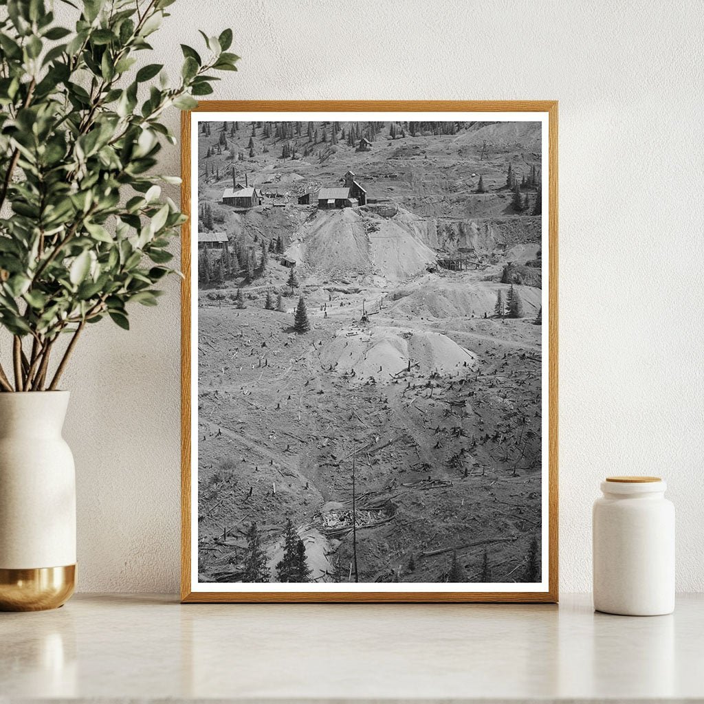 Abandoned Gold Mine and Mill San Juan County Colorado 1940 - Available at KNOWOL